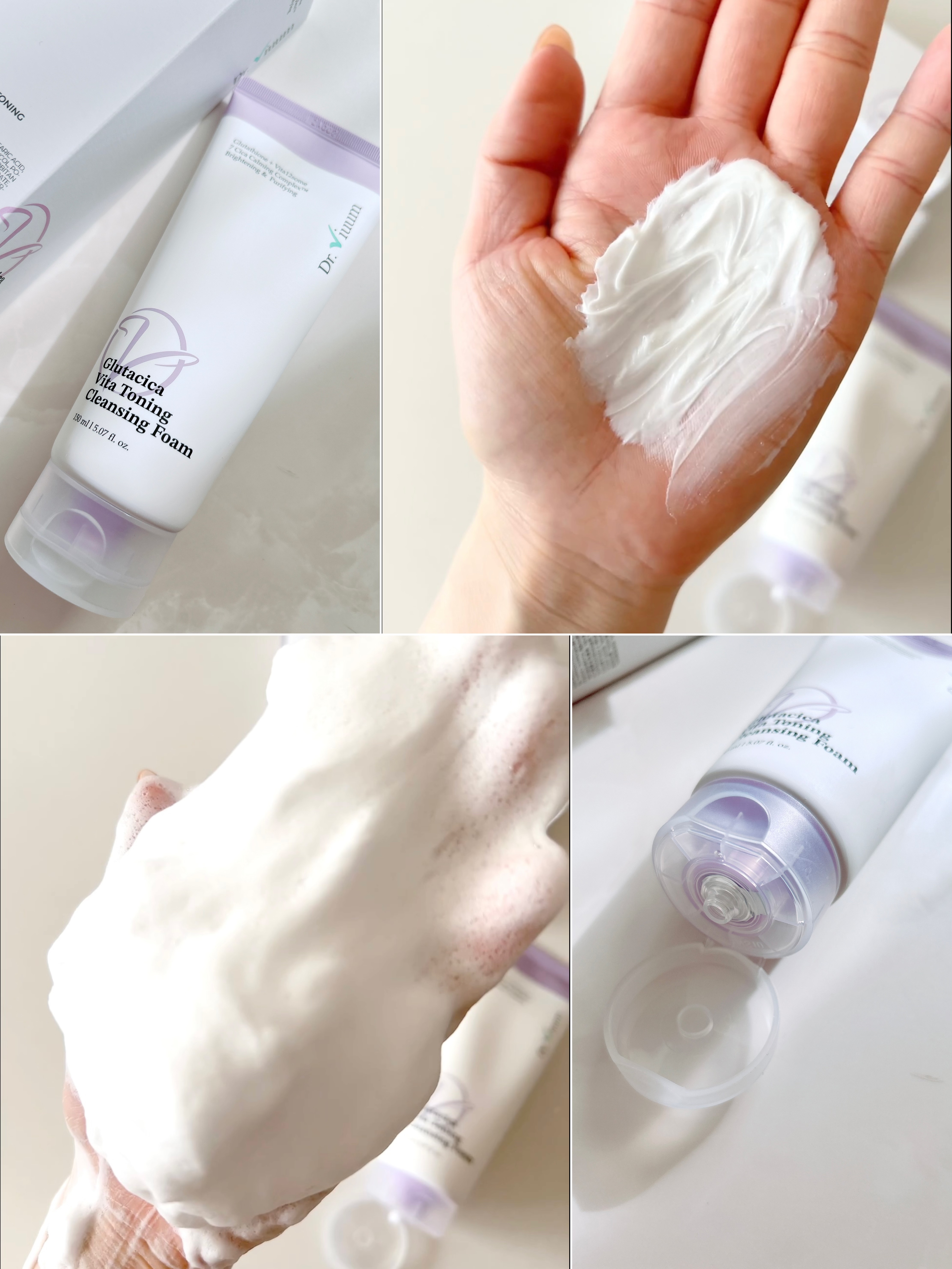 グルタシカ VTクレンジングフォーム/Dr.Viuum/洗顔フォームを使ったクチコミ（3枚目）
