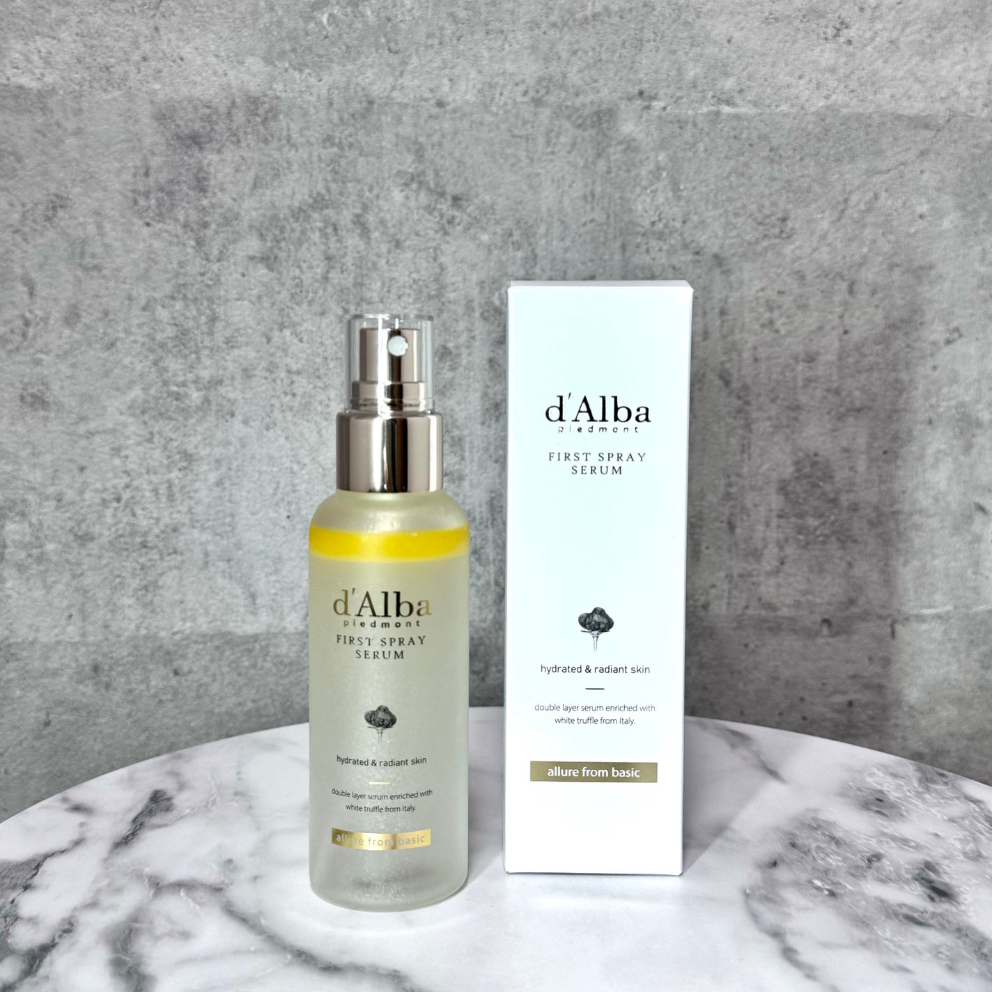 ダルバ ホワイトトリュフファーストスプレーセラム/ダルバ/ミスト状化粧水を使ったクチコミ(6枚目)