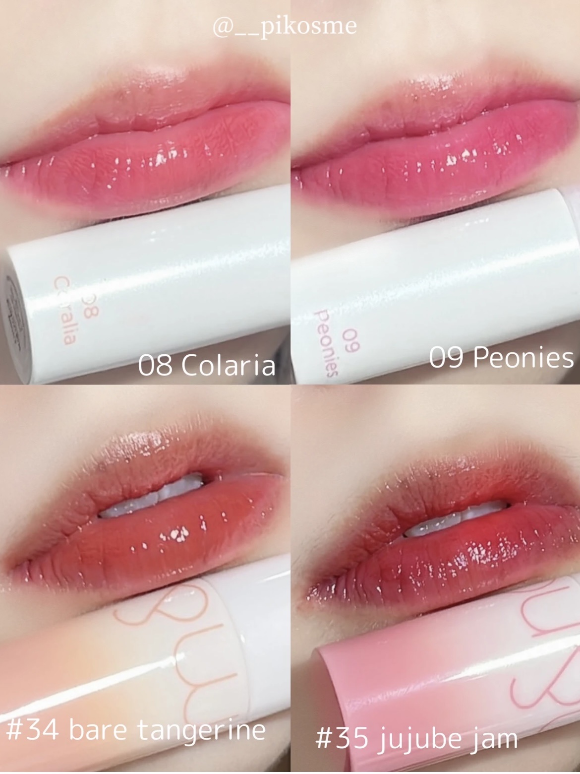 ジューシーラスティングティント/rom&nd/リップティントを使ったクチコミ（3枚目）