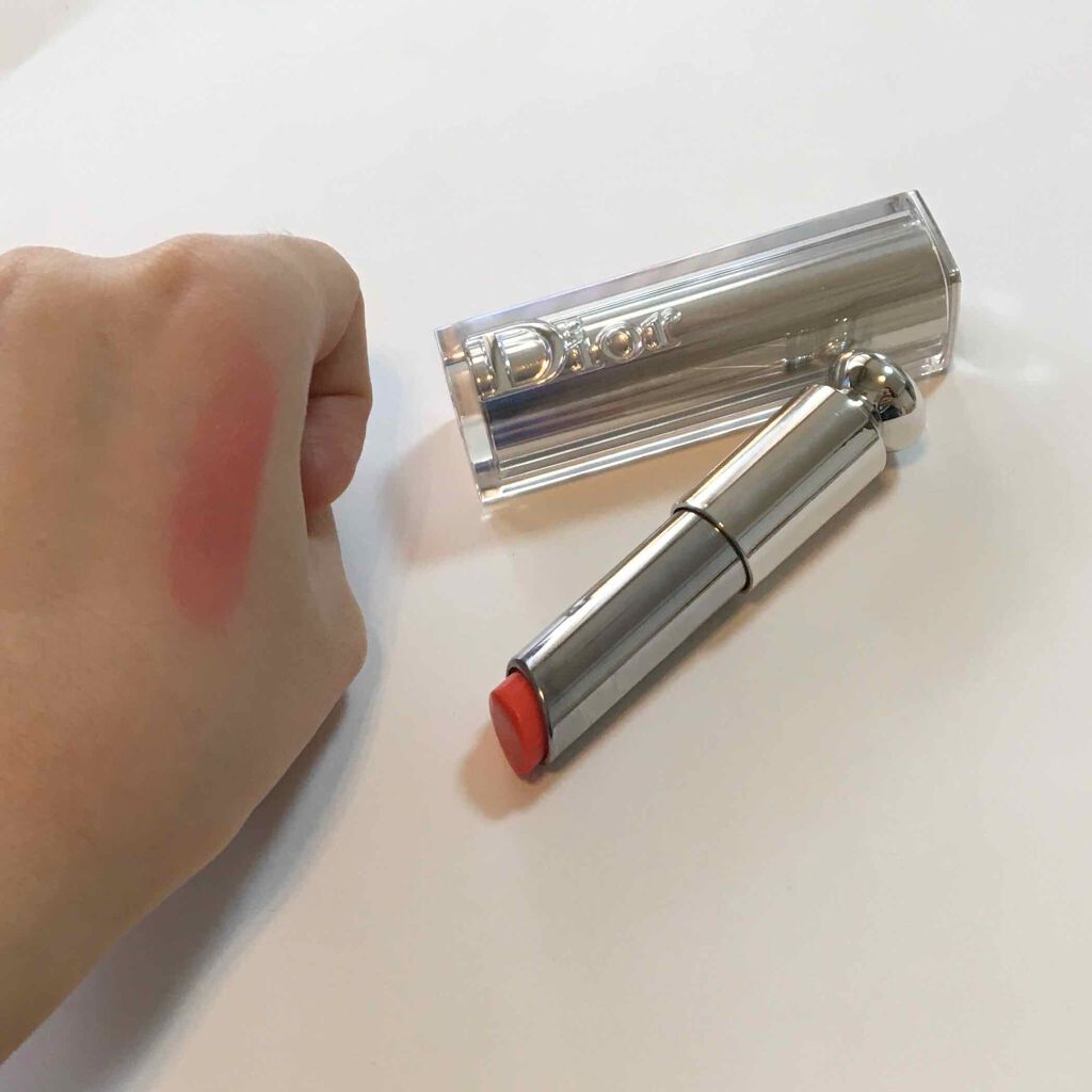 【旧】ディオール アディクト リップスティック 554 イット ピンク/Dior/口紅を使ったクチコミ（2枚目）