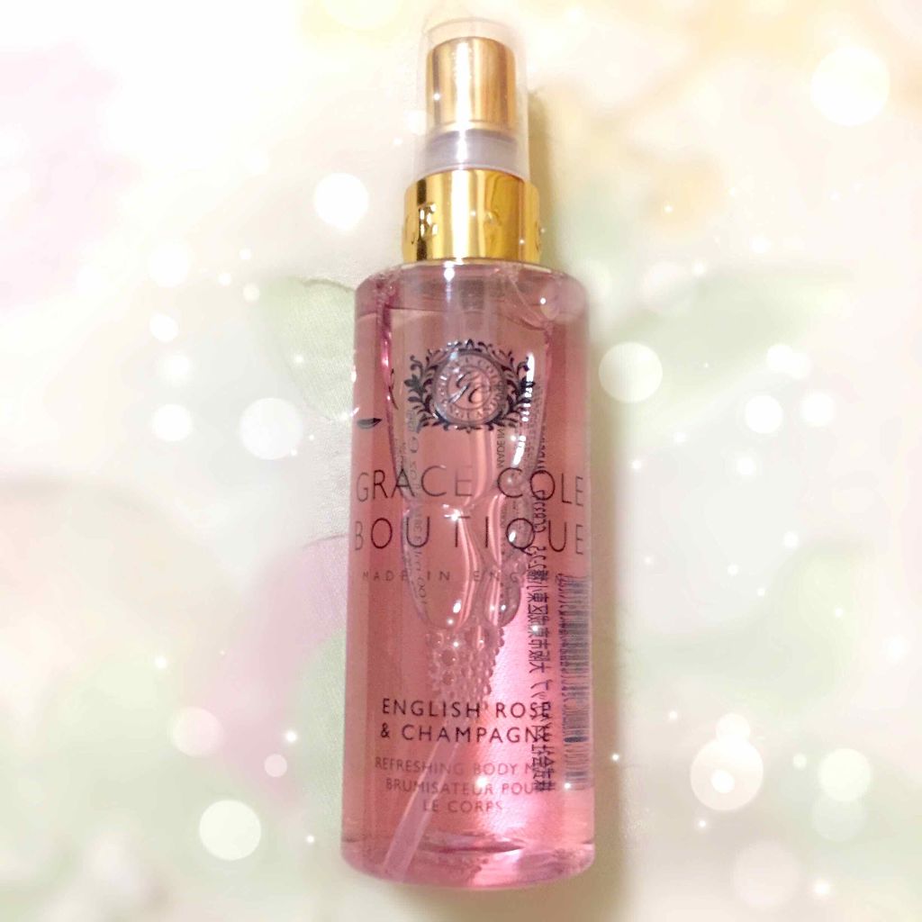 ボディミスト イングリッシュローズ＆シャンパン/グレースコール/香水(レディース)を使ったクチコミ（1枚目）