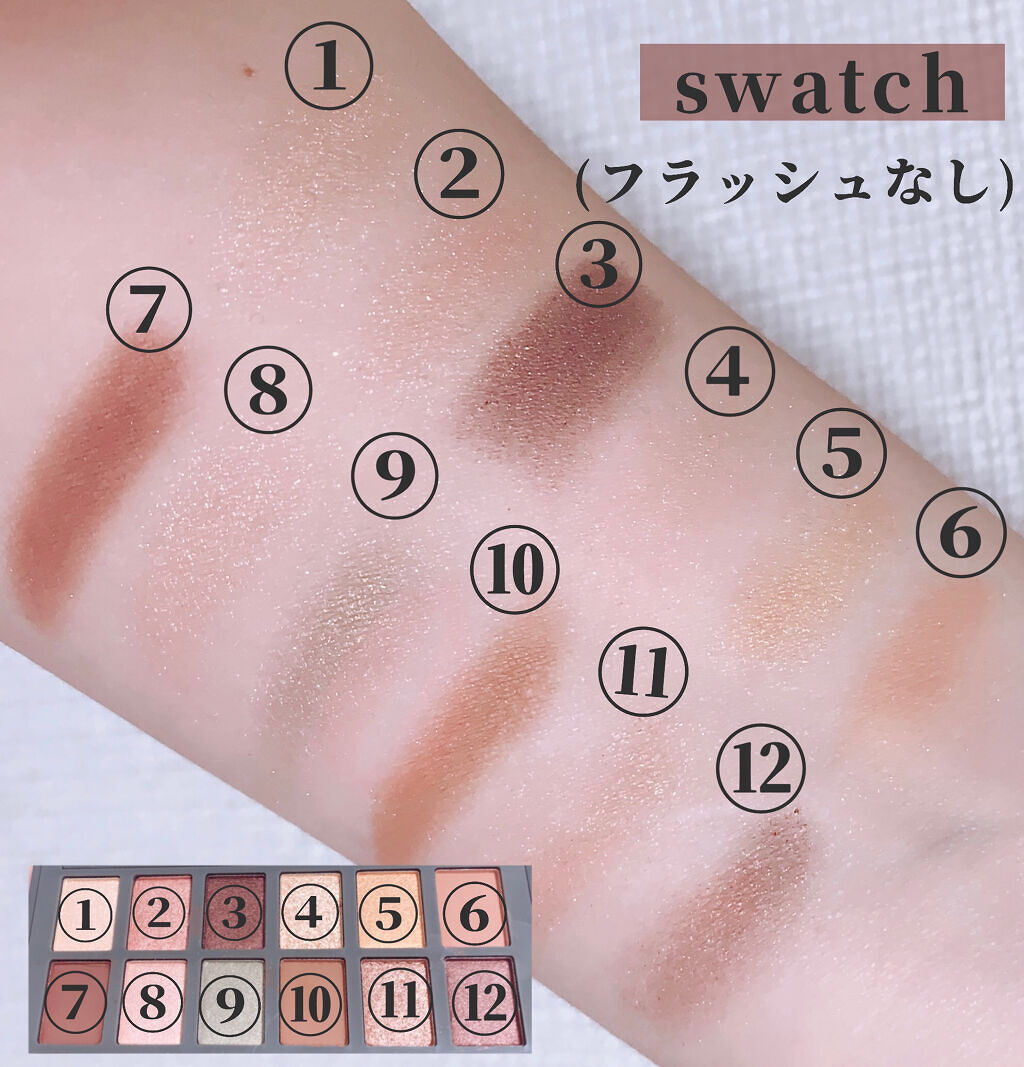 アイシャドウパレット ORBR（オレンジブラウン）/and us/アイシャドウパレットを使ったクチコミ（3枚目）