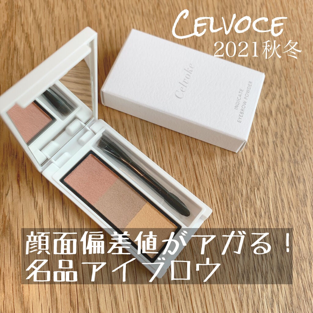 セルヴォーク インディケイトアイブロウパウダー/Celvoke/パウダーアイブロウを使ったクチコミ(1枚目)