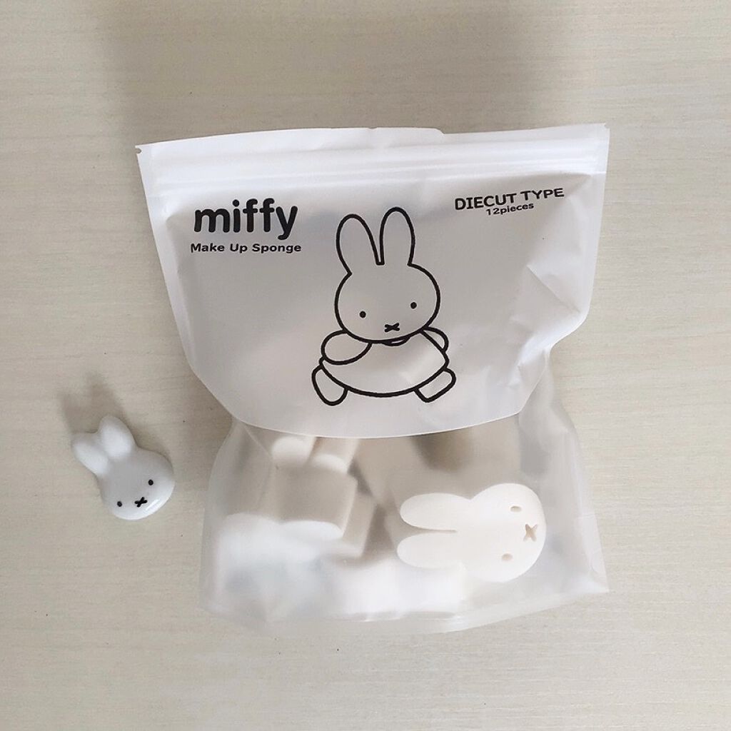 miffy ダイカットパフ /ミッフィー メイクアップシリーズ/パフ・スポンジを使ったクチコミ（1枚目）