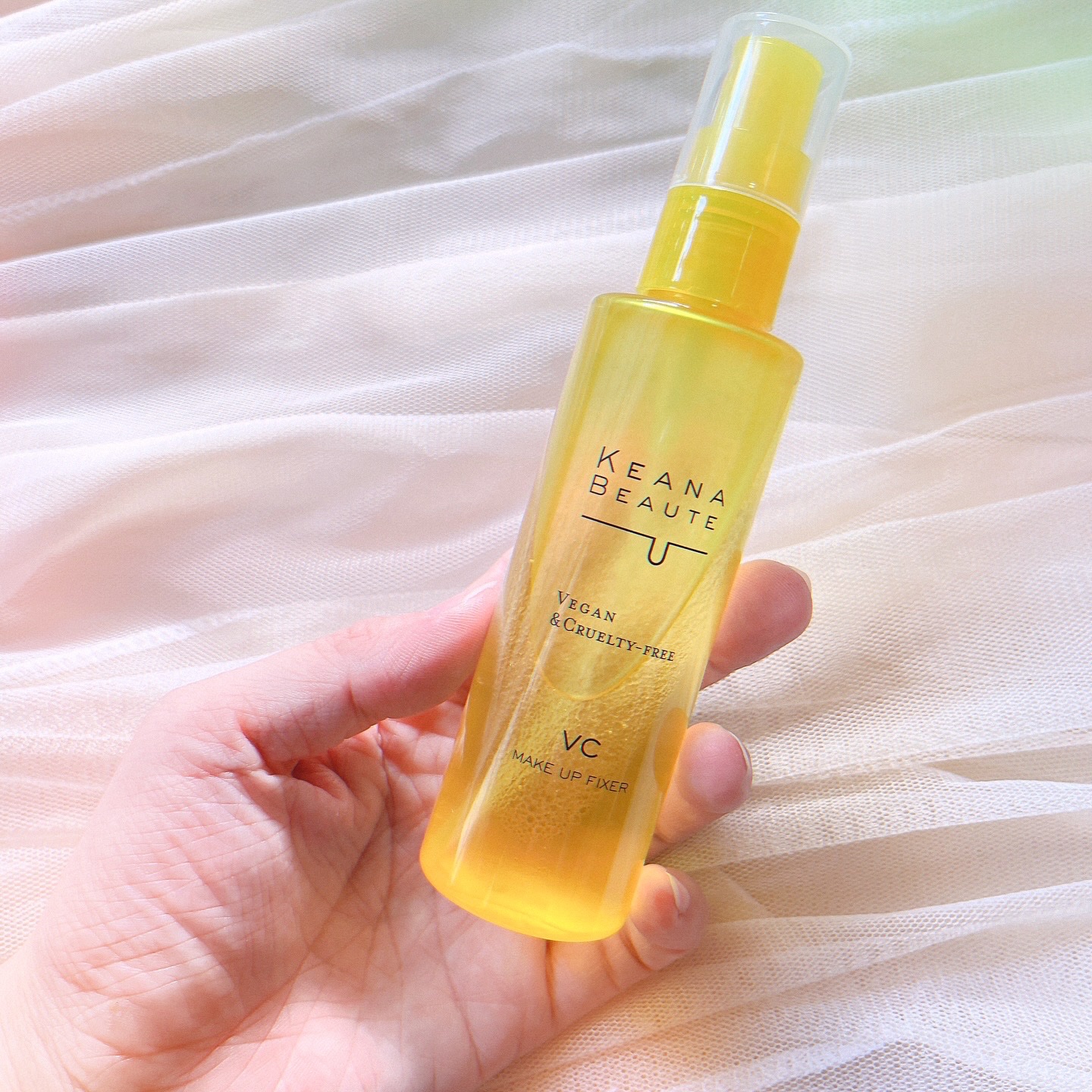 毛穴肌メイクアップフィクサー/ケアナボーテ/フィックスミストを使ったクチコミ（2枚目）