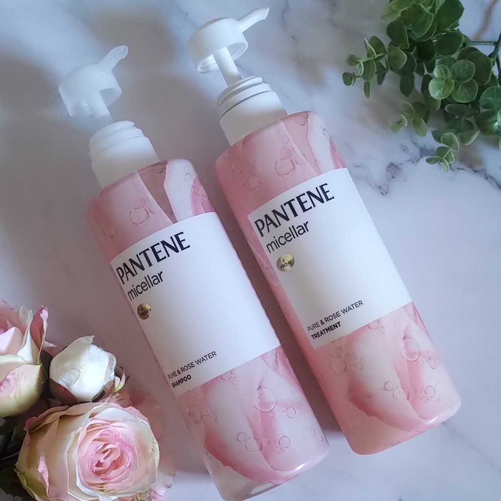 PRO-V ミセラー ピュア＆ローズウォーター ノンシリコンシャンプー/トリートメント/パンテーン/市販シャンプーを使ったクチコミ（1枚目）