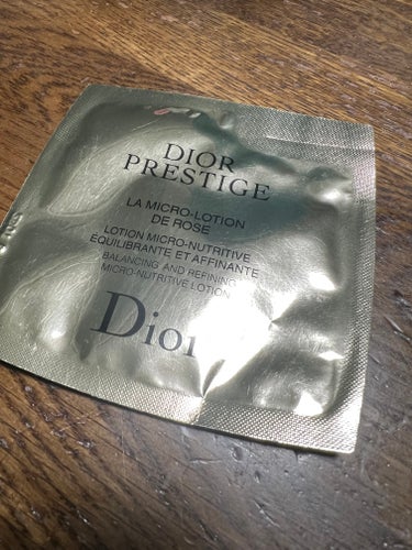 Dior プレステージ ローション ド ローズのクチコミ「Dior

プレステージ ローション ド ローズ
フランス製🇫🇷

こちらは試供品です。
高級.....」（1枚目）