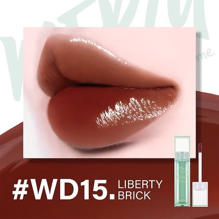 ザ ウォータリー デュー ティント シーズン3 WD15. リバティーブリック/MERZY/リップティントを使ったクチコミ(3枚目)