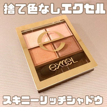 スキニーリッチシャドウ SR12 デニッシュブラウン(限定)/excel/アイシャドウパレットを使ったクチコミ（1枚目）