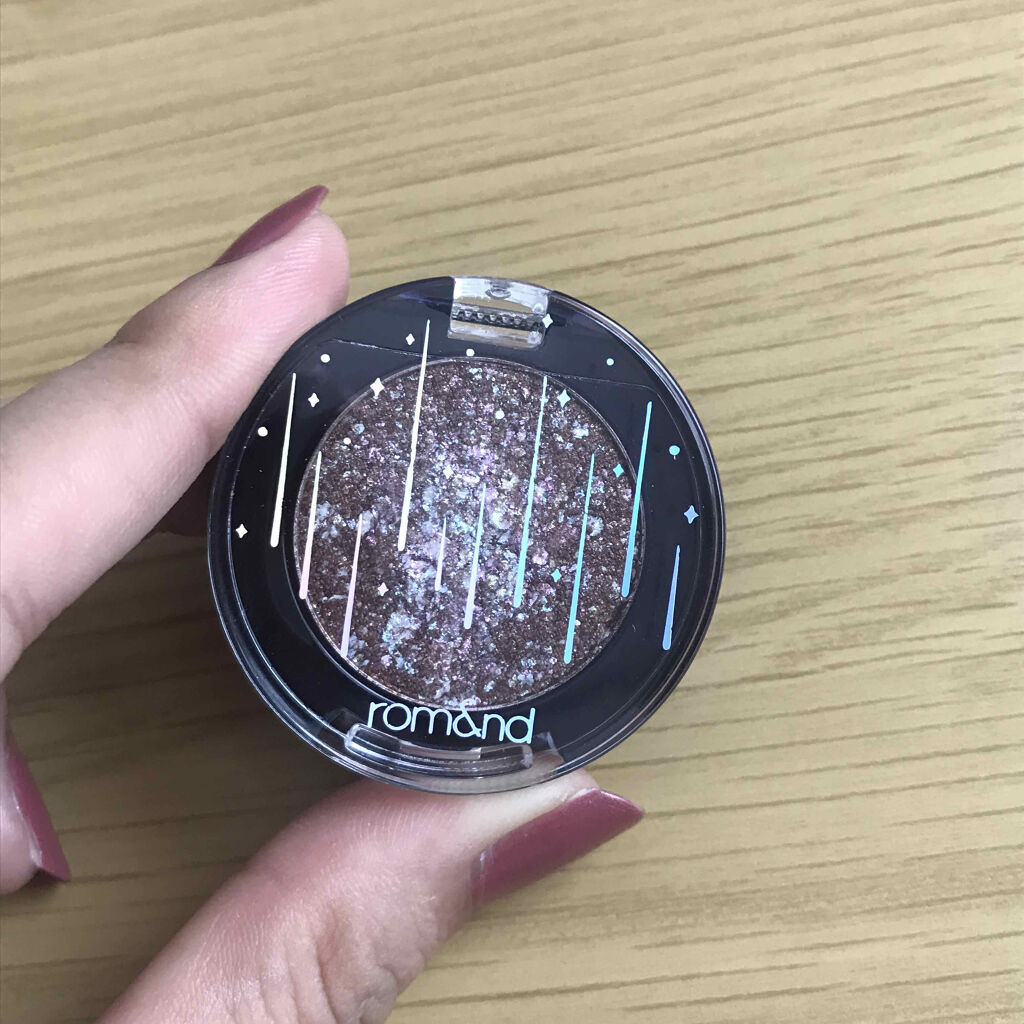 グリッター シャドウ カラー/rom&nd/グリッターを使ったクチコミ（3枚目）