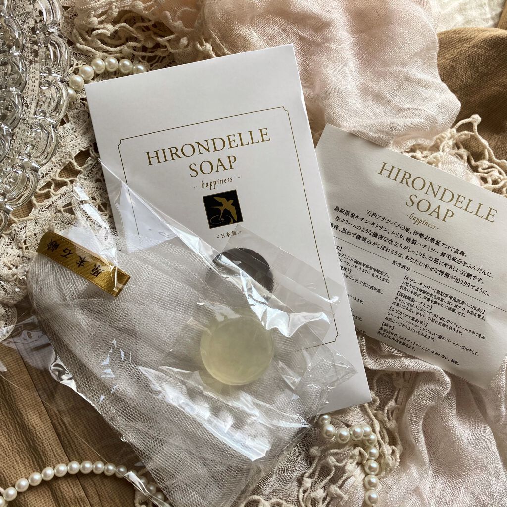 SOAP Premium/HIRONDELLE/洗顔石鹸を使ったクチコミ(3枚目)