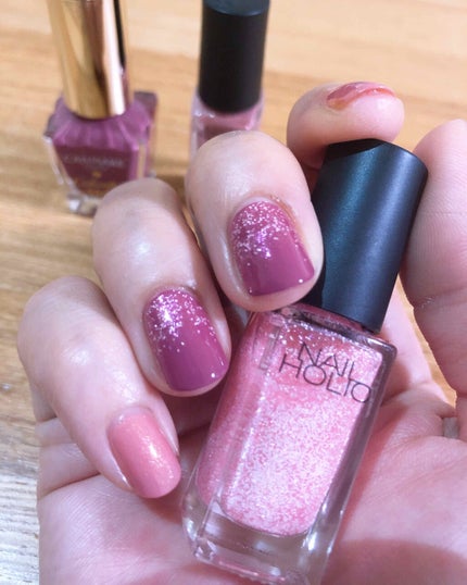 ネイルホリック Aurora Glitter PK864/ネイルホリック/マニキュアを使ったクチコミ(2枚目)