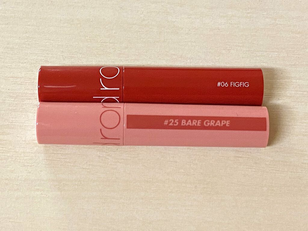 ジューシーラスティングティント/rom&nd/リップティントを使ったクチコミ(1枚目)