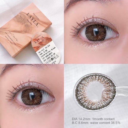 LAYLA./RoseBerry/カラーコンタクトレンズを使ったクチコミ(1枚目)