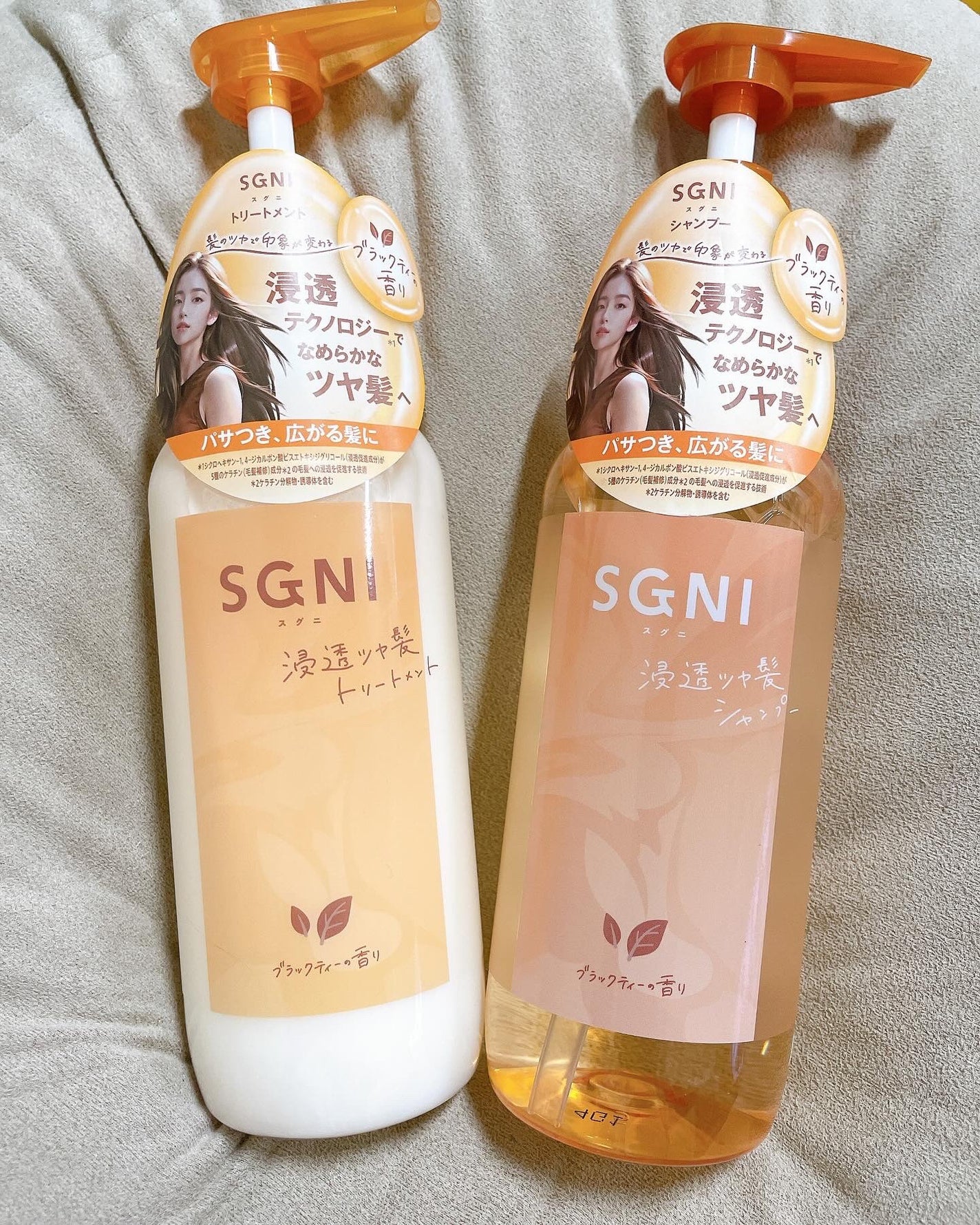 スグニ 浸透ツヤ髪 シャンプー/トリートメント/SGNI/市販シャンプーを使ったクチコミ(1枚目)