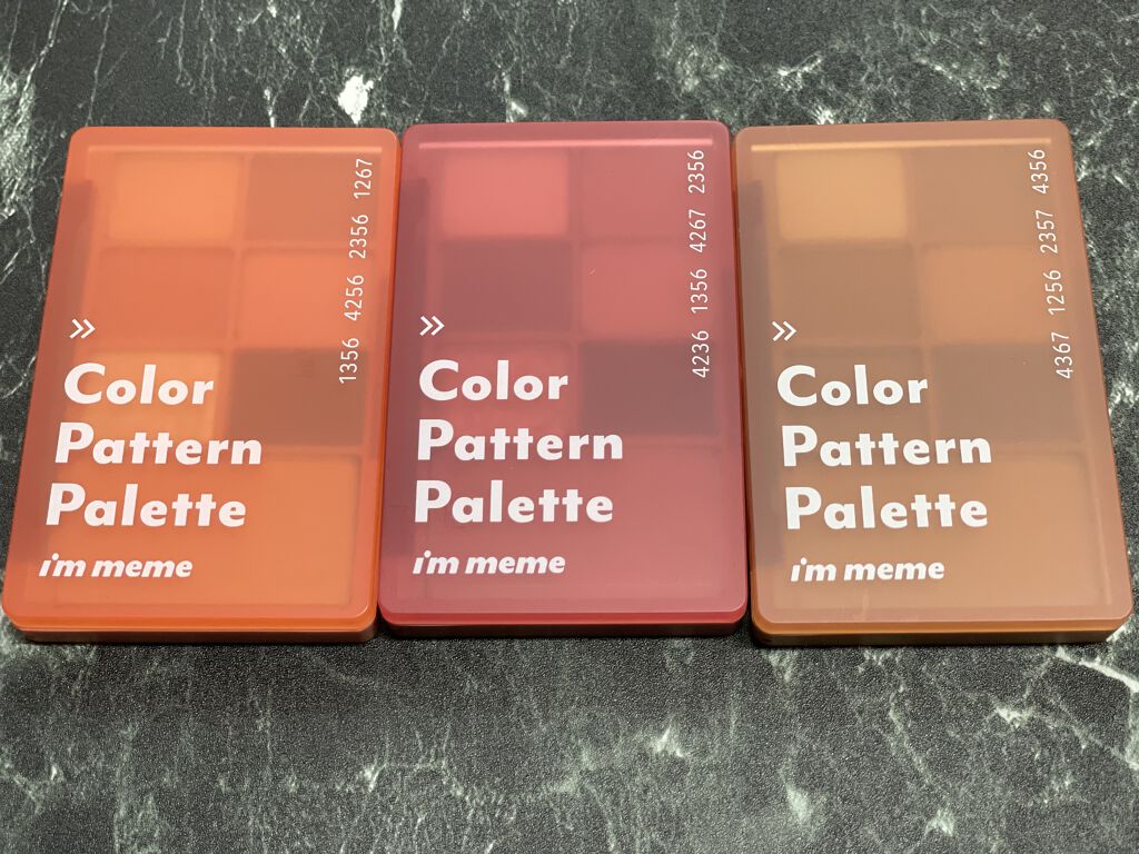 カラーパターンパレット/i’m meme/マルチパレットを使ったクチコミ（1枚目）