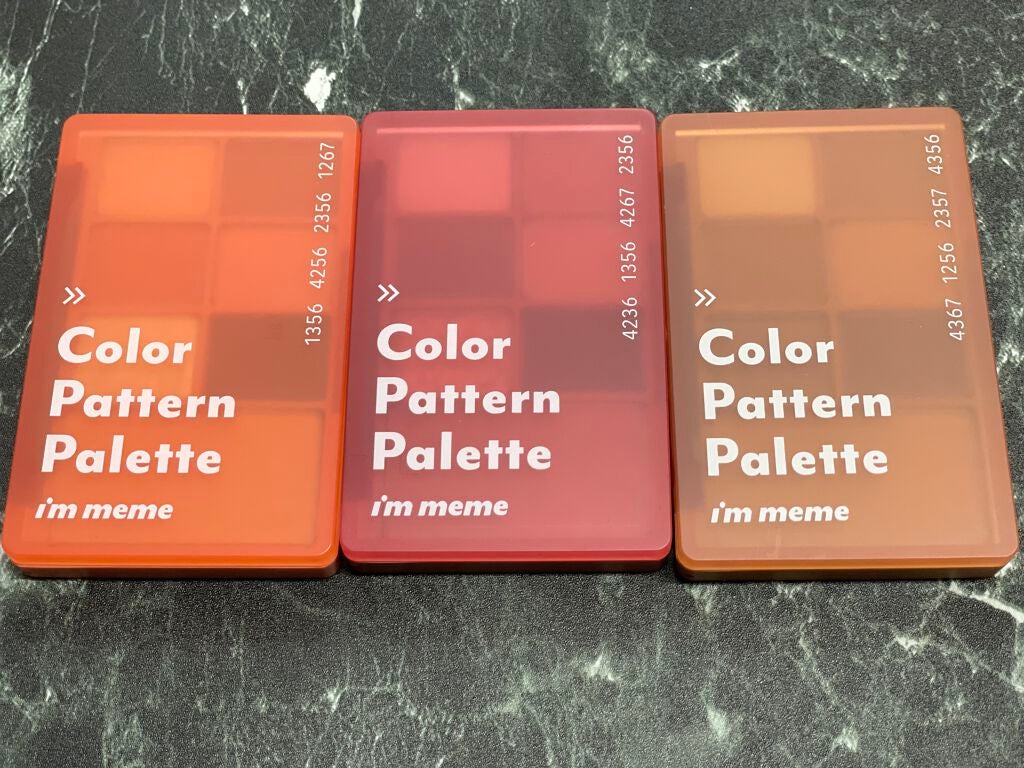 カラーパターンパレット/i’m meme/マルチパレットを使ったクチコミ(1枚目)