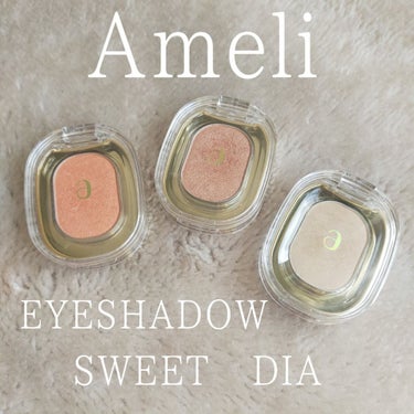 Ameli　EYESHADOW SWEET DIA

アメリのアイシャドウ、
前のメガ割で購入してた分レビュー✨

113　ピーチオレンジ
ザ春色🌸ハッピーオーラ満載🌸
主に下瞼とたまにチークに使ってる