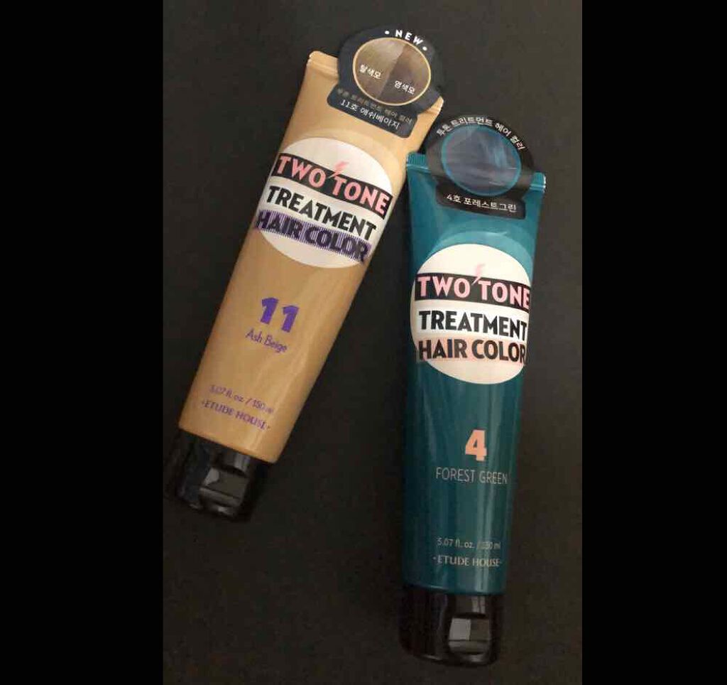 2トーン トリートメントヘアカラー/ETUDE/ヘアカラーを使ったクチコミ（1枚目）