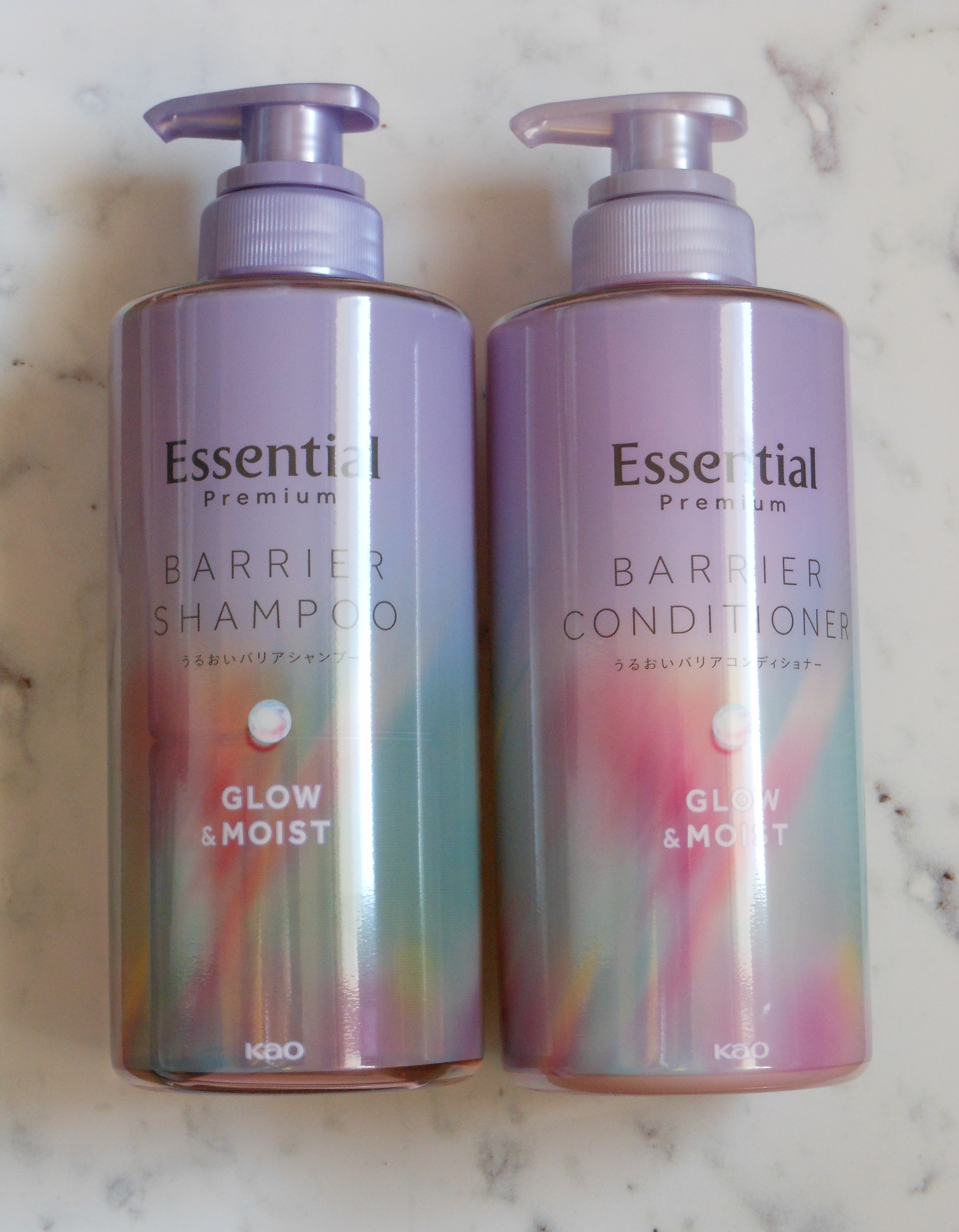 エッセンシャル プレミアム うるおいバリアシャンプー/コンディショナー グロウ＆モイスト/エッセンシャル/市販シャンプーを使ったクチコミ（1枚目）