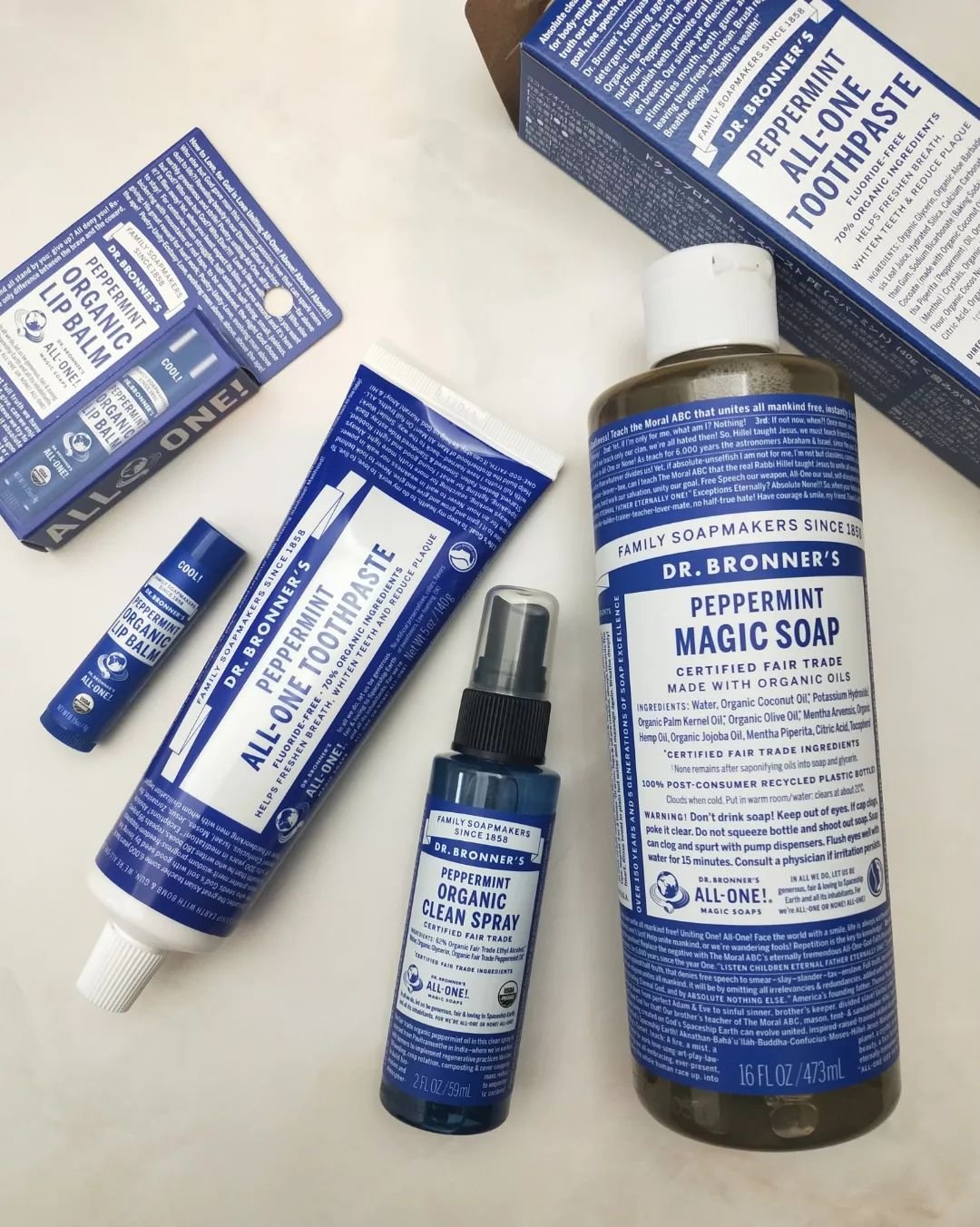 マジックソープ ペパーミント 473ml/ドクターブロナー/ボディソープを使ったクチコミ（1枚目）