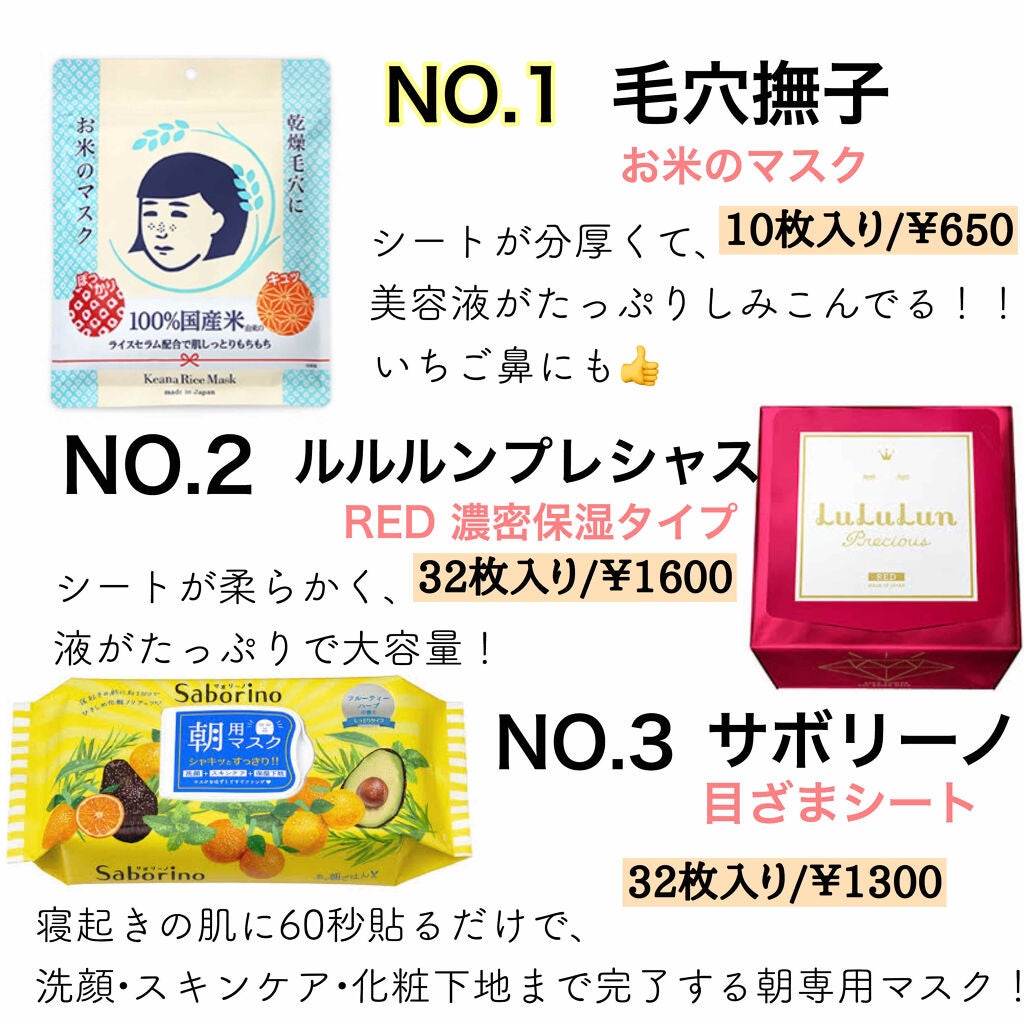 目ざまシート ひきしめタイプ/サボリーノ/シートマスク・パックを使ったクチコミ(1枚目)