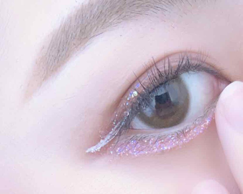 グリッターライナー/b idol/グリッターを使ったクチコミ（2枚目）