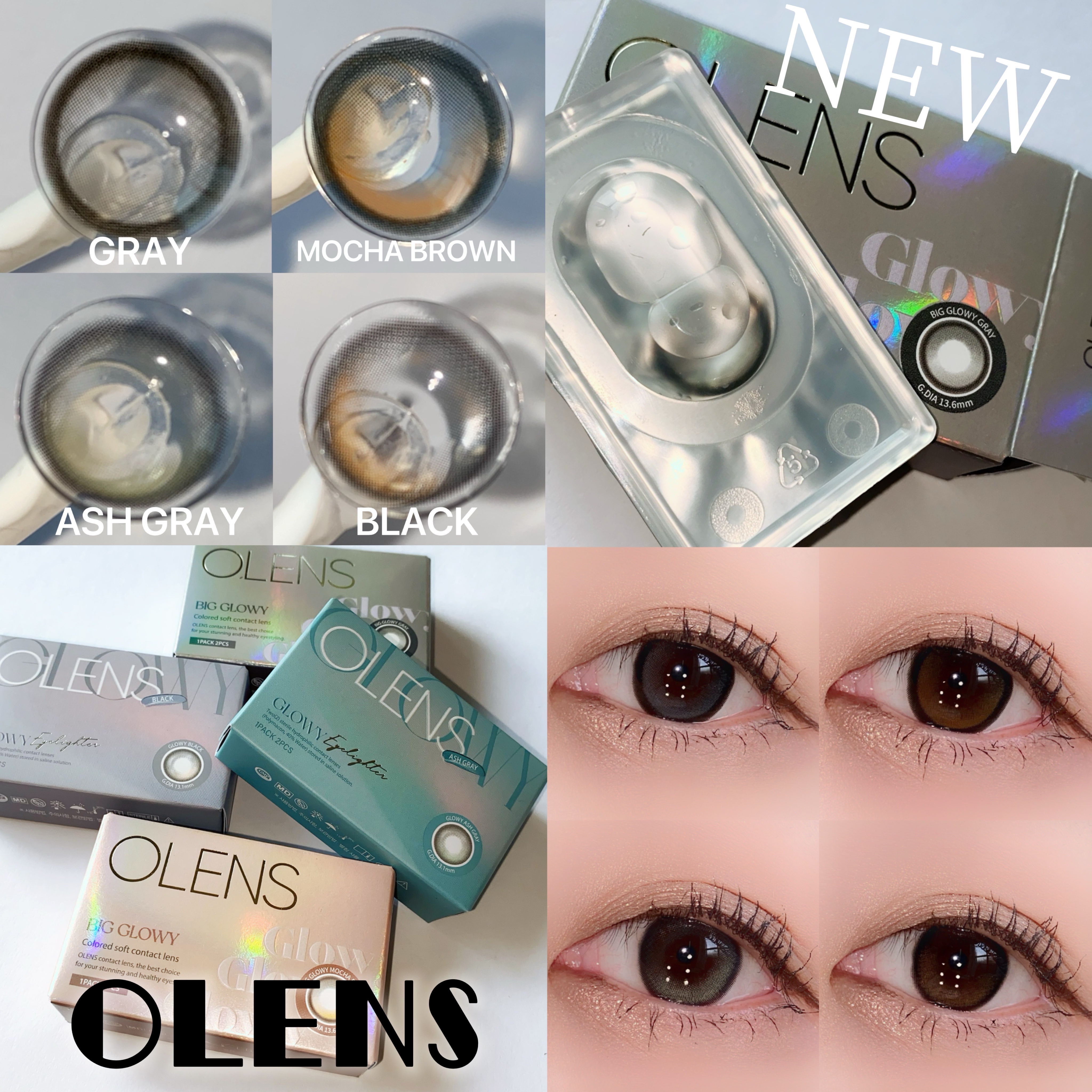 Eyelighter Glowy 1Month/OLENS/カラーコンタクトレンズを使ったクチコミ（1枚目）