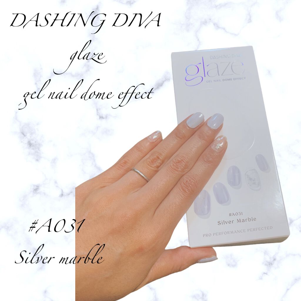 GLAZE グレーズ 半硬化タイプジェルネイルシール/DASHINGDIVA MAGICPRESS/ネイルシールを使ったクチコミ(1枚目)