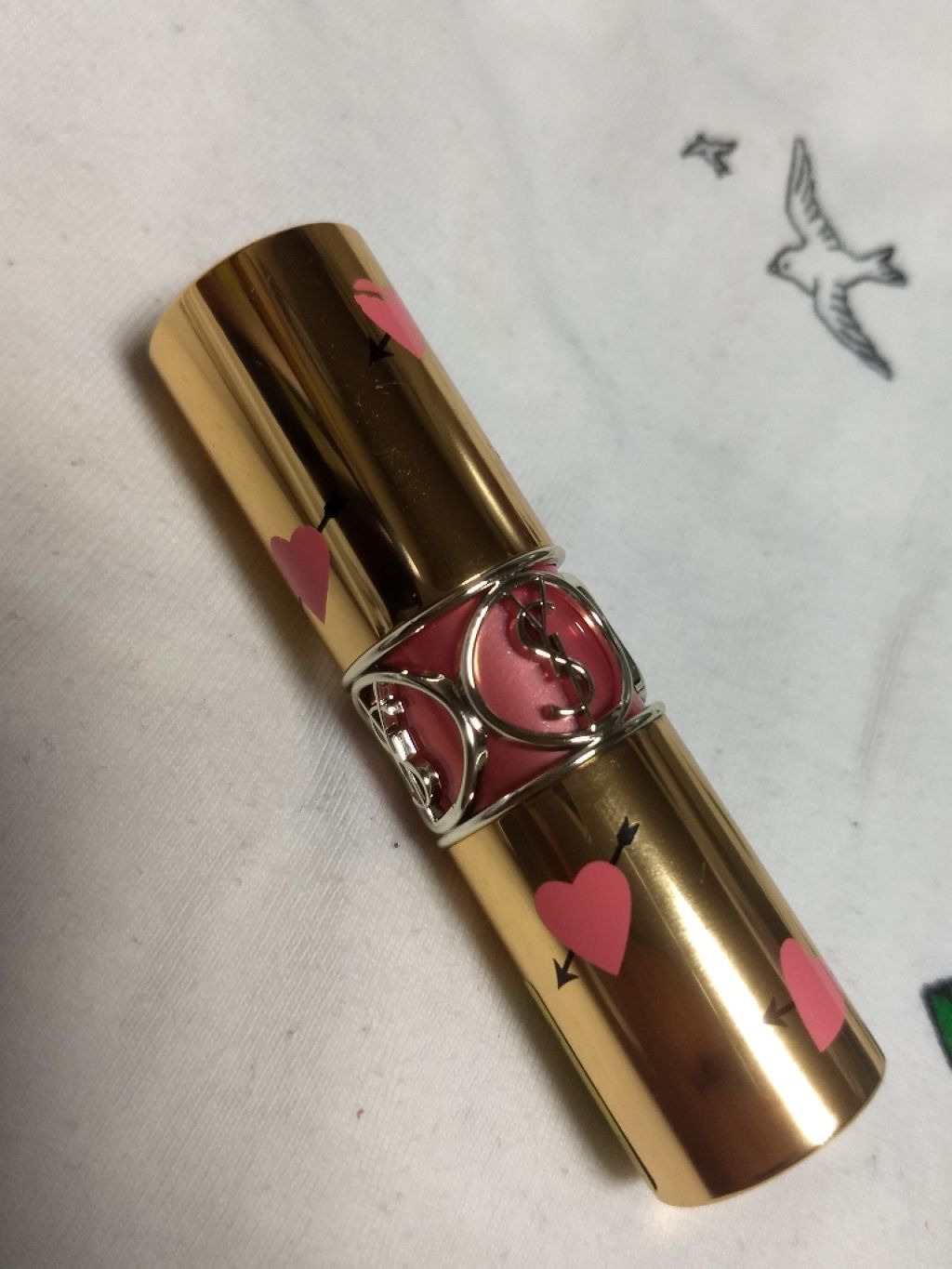 ルージュ ヴォリュプテ シャイン/YVES SAINT LAURENT BEAUTE/口紅を使ったクチコミ(1枚目)