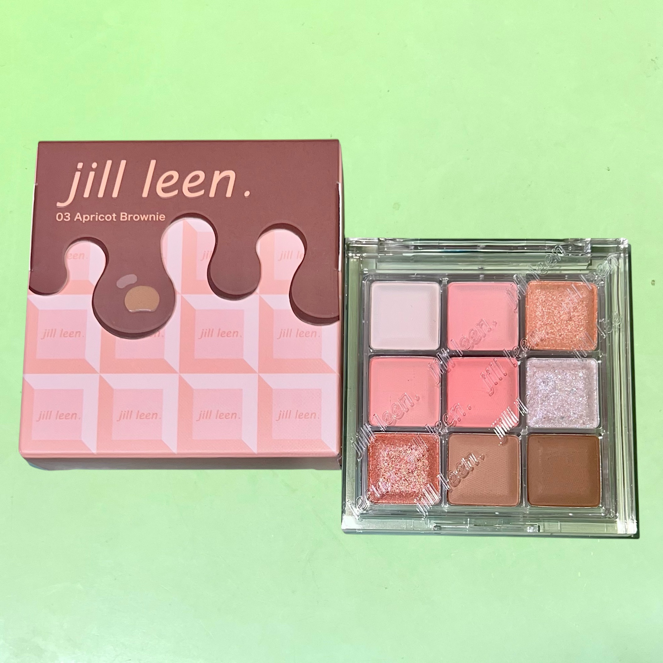 ジルリーン チョコレートアイシャドウ 03 アプリコットブラウニー/jill leen./アイシャドウパレットを使ったクチコミ（1枚目）