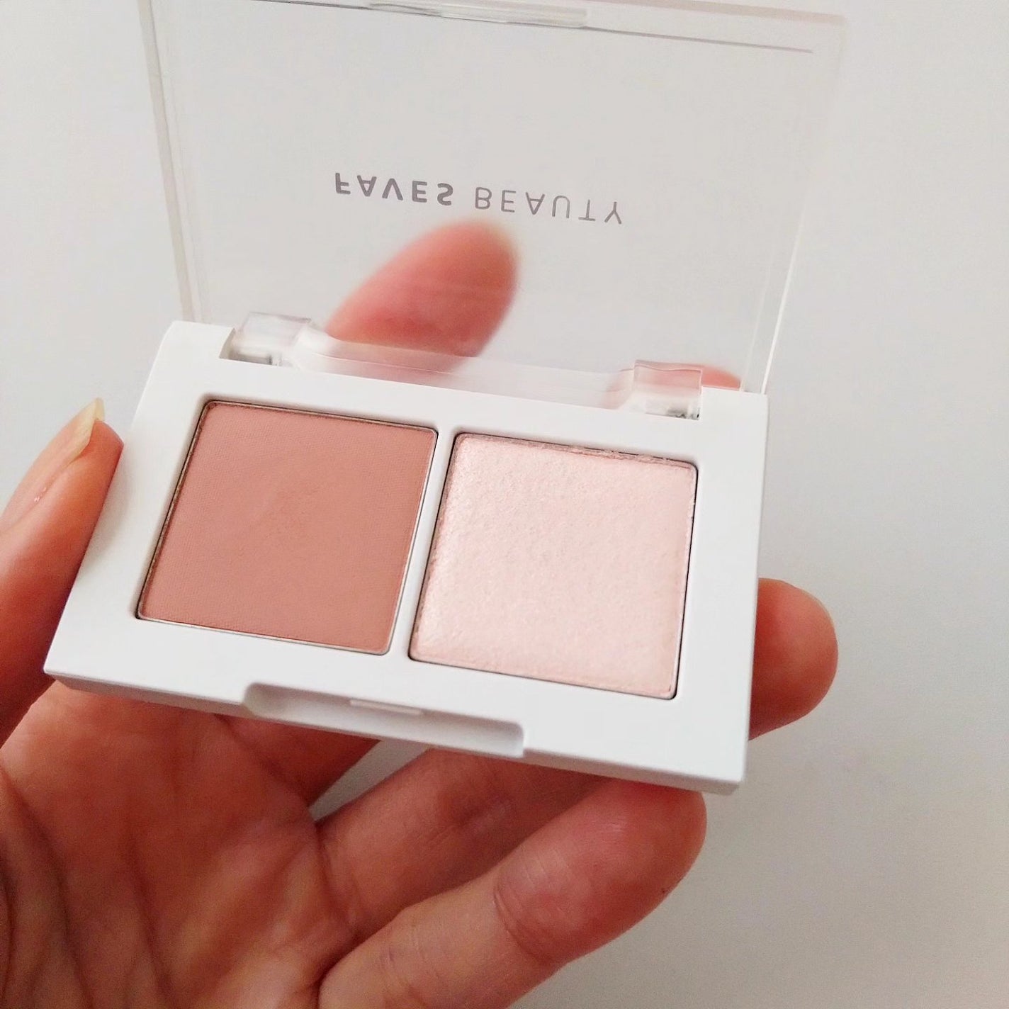 マイカラー デュオシャドウ スフレ/FAVES BEAUTY/アイシャドウパレットを使ったクチコミ(2枚目)