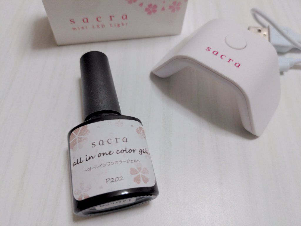 sacra  オールインワンカラージェル/sacra/ジェルネイルを使ったクチコミ（1枚目）
