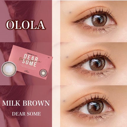 ディアサム(DearSome)/OLOLA/カラーコンタクトレンズを使ったクチコミ(6枚目)