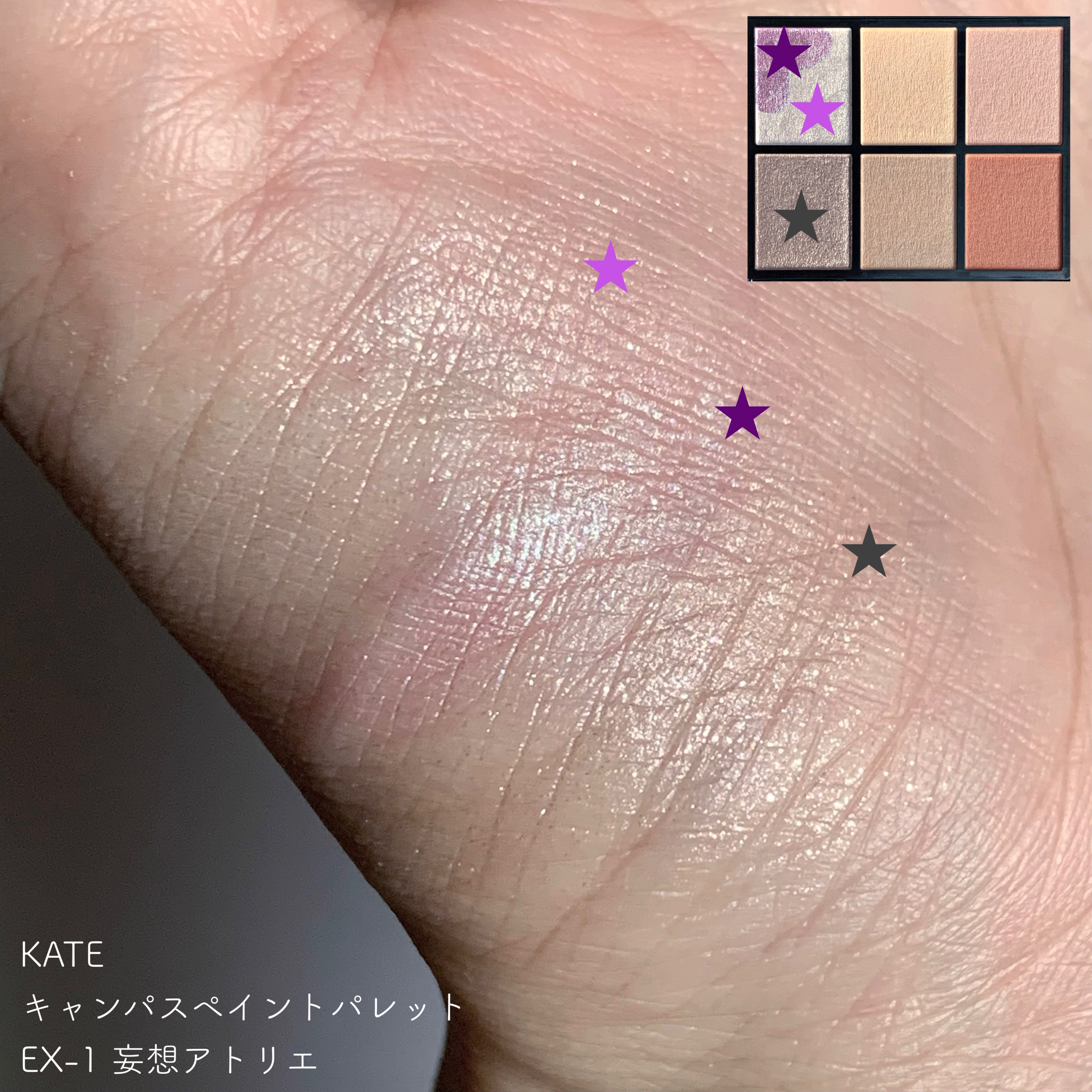 キャンバスペイントパレット/KATE/マルチパレットを使ったクチコミ（3枚目）