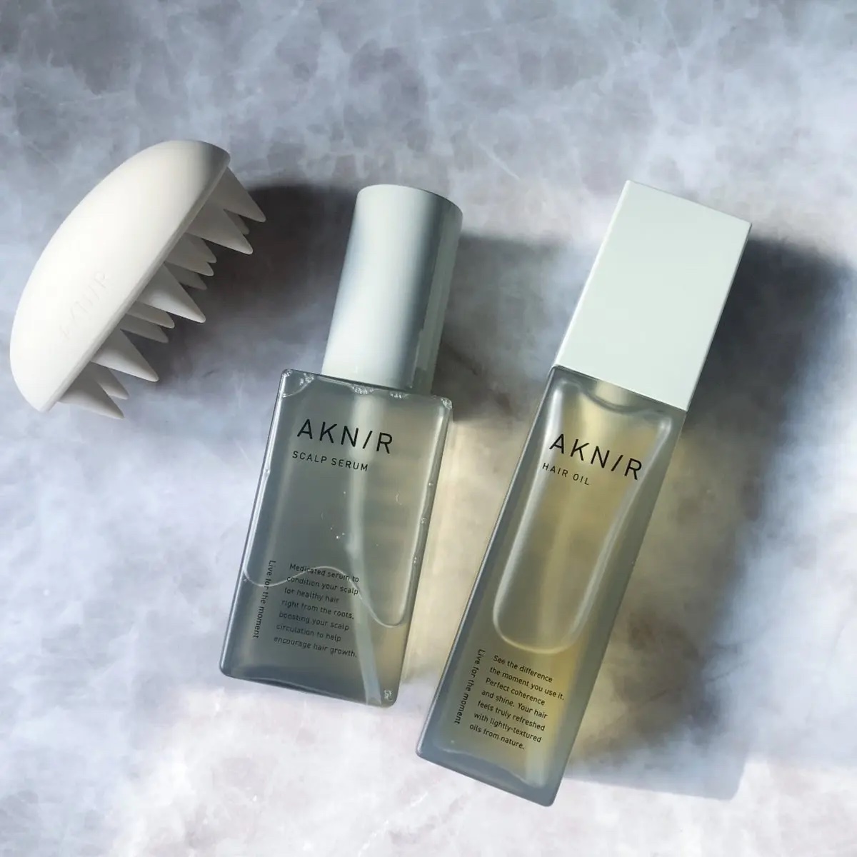 AKNIR 薬用ヘアシャンプー＆トリートメントのクチコミ「モデルの梨花さんがブランドファウンダーを務めるAKNIR(アクニー)のAKNIRパーフェクトセ.....」（2枚目）