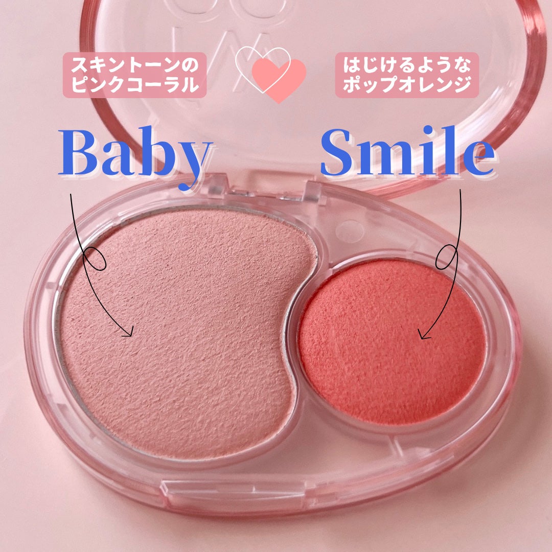 デュアルチークメロウ/fwee/ジェル・クリームチークを使ったクチコミ(2枚目)