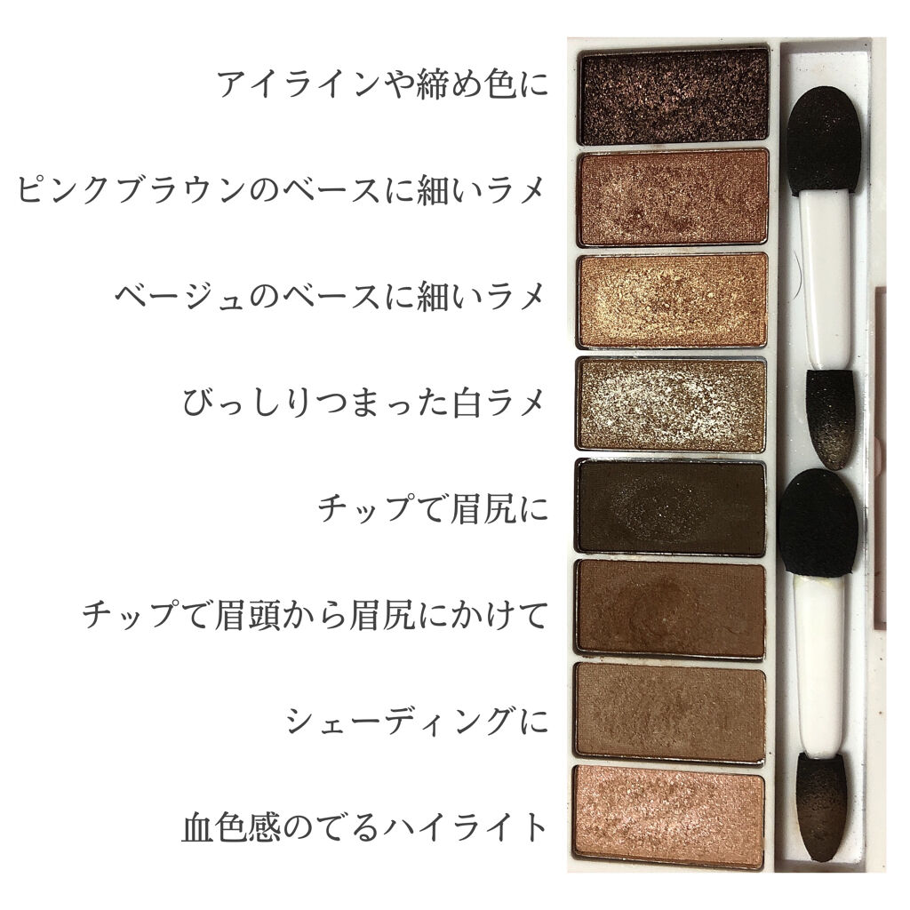 スイーツコレクション/マリブビューティー/アイシャドウパレットを使ったクチコミ（3枚目）