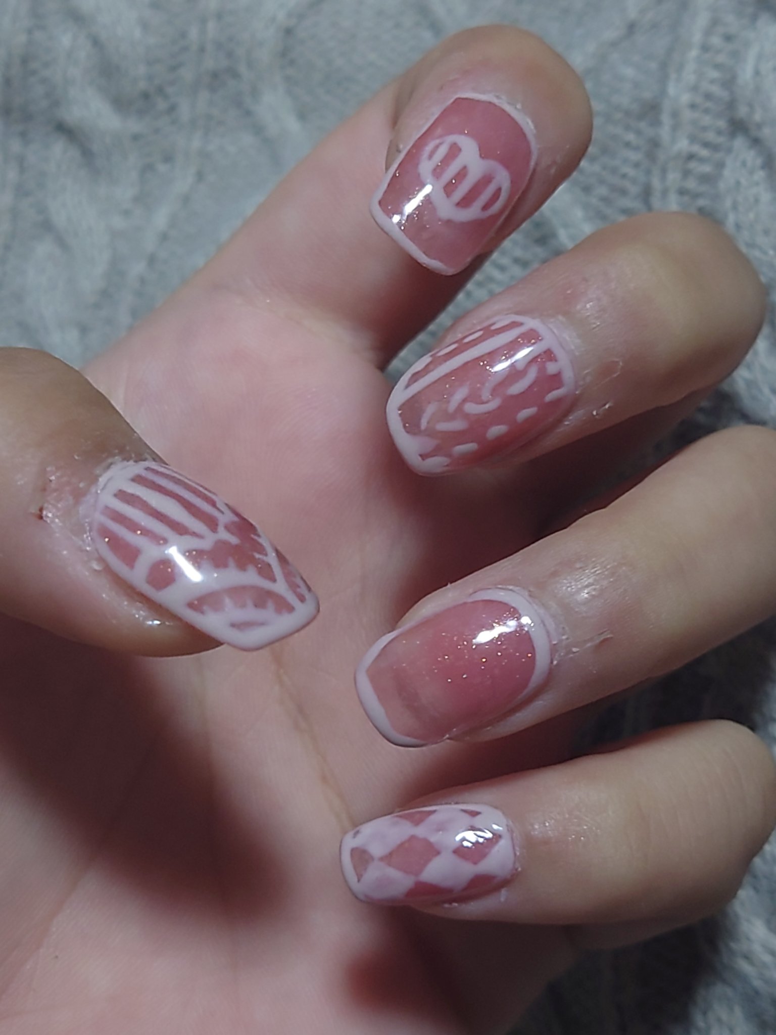 ジェルネイル（ライト対応）/セリア/ジェルネイルを使ったクチコミ（2枚目）