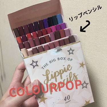 ColourPop リッピーペンシルのクチコミ「ColourPop
lippie pencil

カラポのリップペンシルのセットです❣️
これ.....」（1枚目）