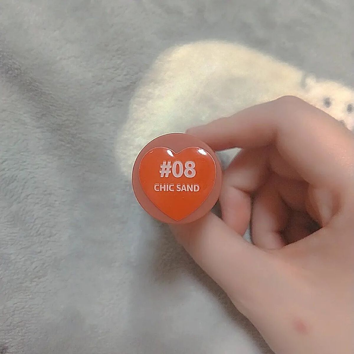 リップアンドチーク ヌードマットティント 08 シックサンド(Chic Sand)/CathyDoll/リップティントを使ったクチコミ（3枚目）