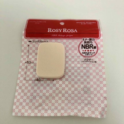 メイクアップスポンジN スリム /ロージーローザ/パフ・スポンジを使ったクチコミ(1枚目)