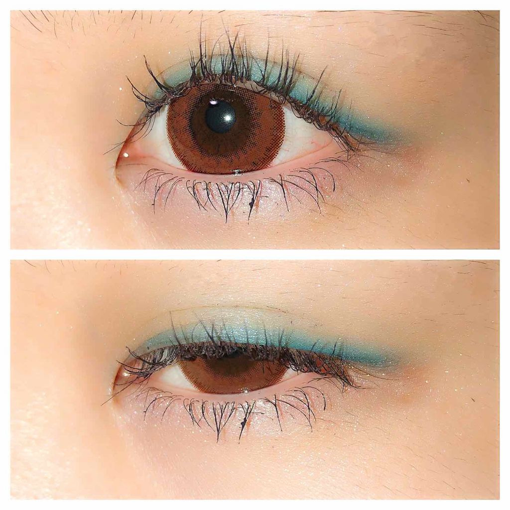 MAKEUP REVOLUTION アイシャドウ パレット ミッドナイトユニコーンのクチコミ「☃︎ スノー メイク☃︎

今回は控えめブルーメイクを紹介します！

使ったアイシャドウはMA.....」（1枚目）