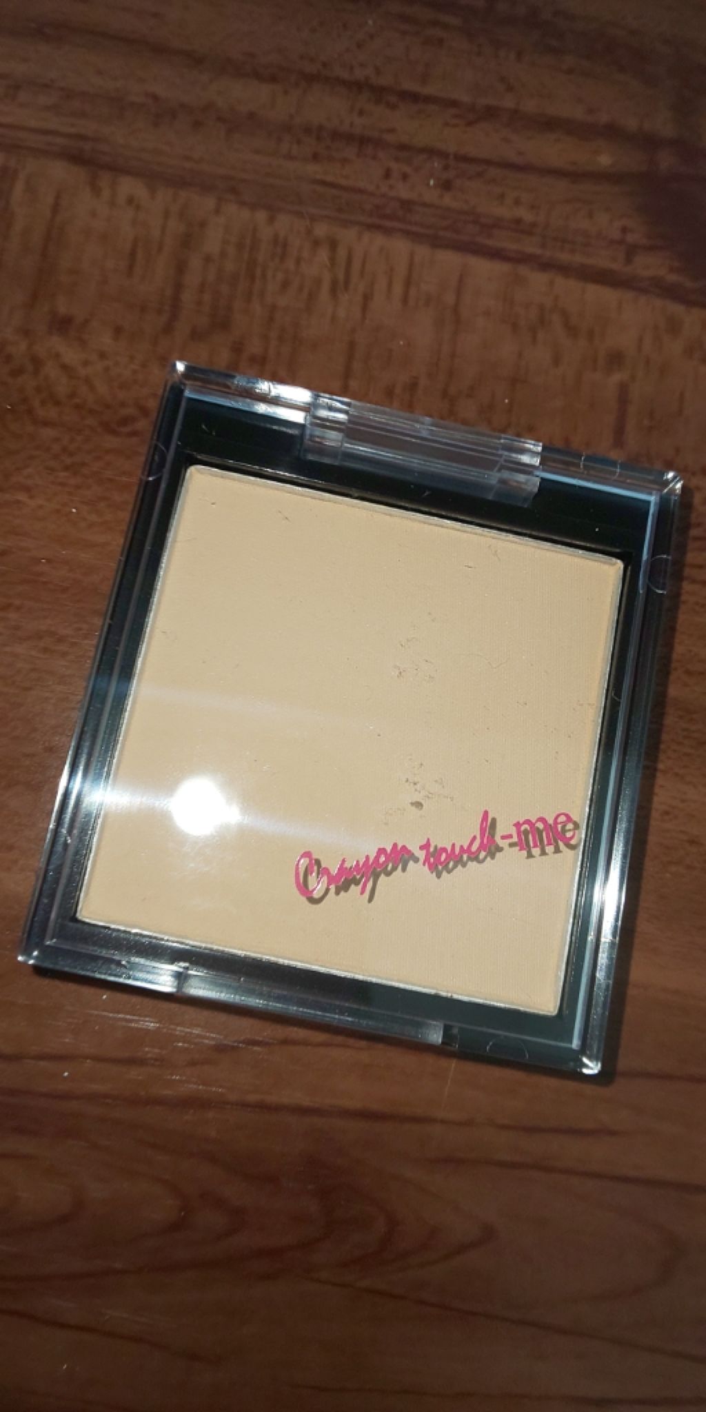 crayontouch-me STパウダーファンデのクチコミ「こちらはキャンドゥで購入した、クレヨンタッチミーのパウダーファンデーションオークルです。
先日.....」（2枚目）