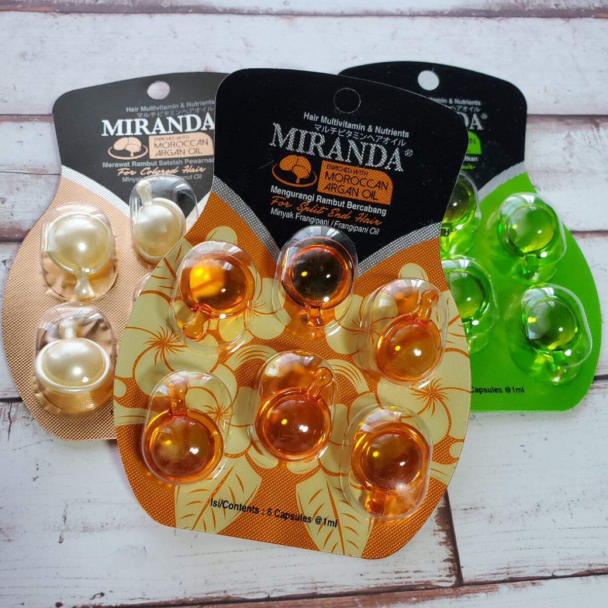 ヘアビタミン カラーケアヘアオイル/MIRANDA/ヘアオイルを使ったクチコミ（1枚目）