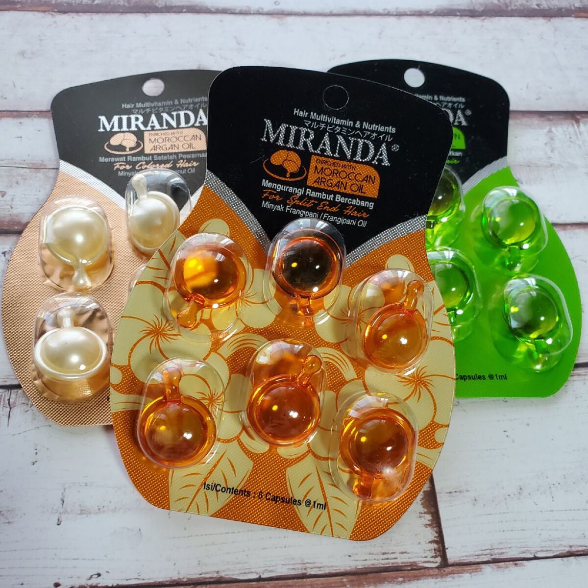 ヘアビタミン カラーケアヘアオイル/MIRANDA/ヘアオイルを使ったクチコミ(1枚目)