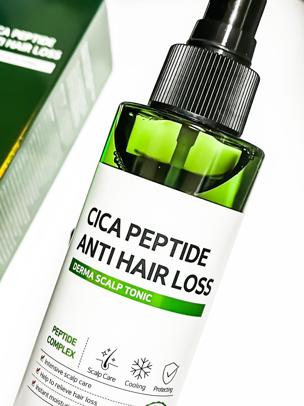 CICAペプチドアンチヘアロスダーマスカルプトニック/SOME BY MI/頭皮ローションを使ったクチコミ（2枚目）