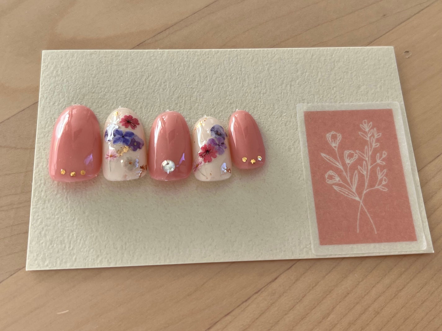 ネイルホイル/セリア/ネイルシールを使ったクチコミ(2枚目)