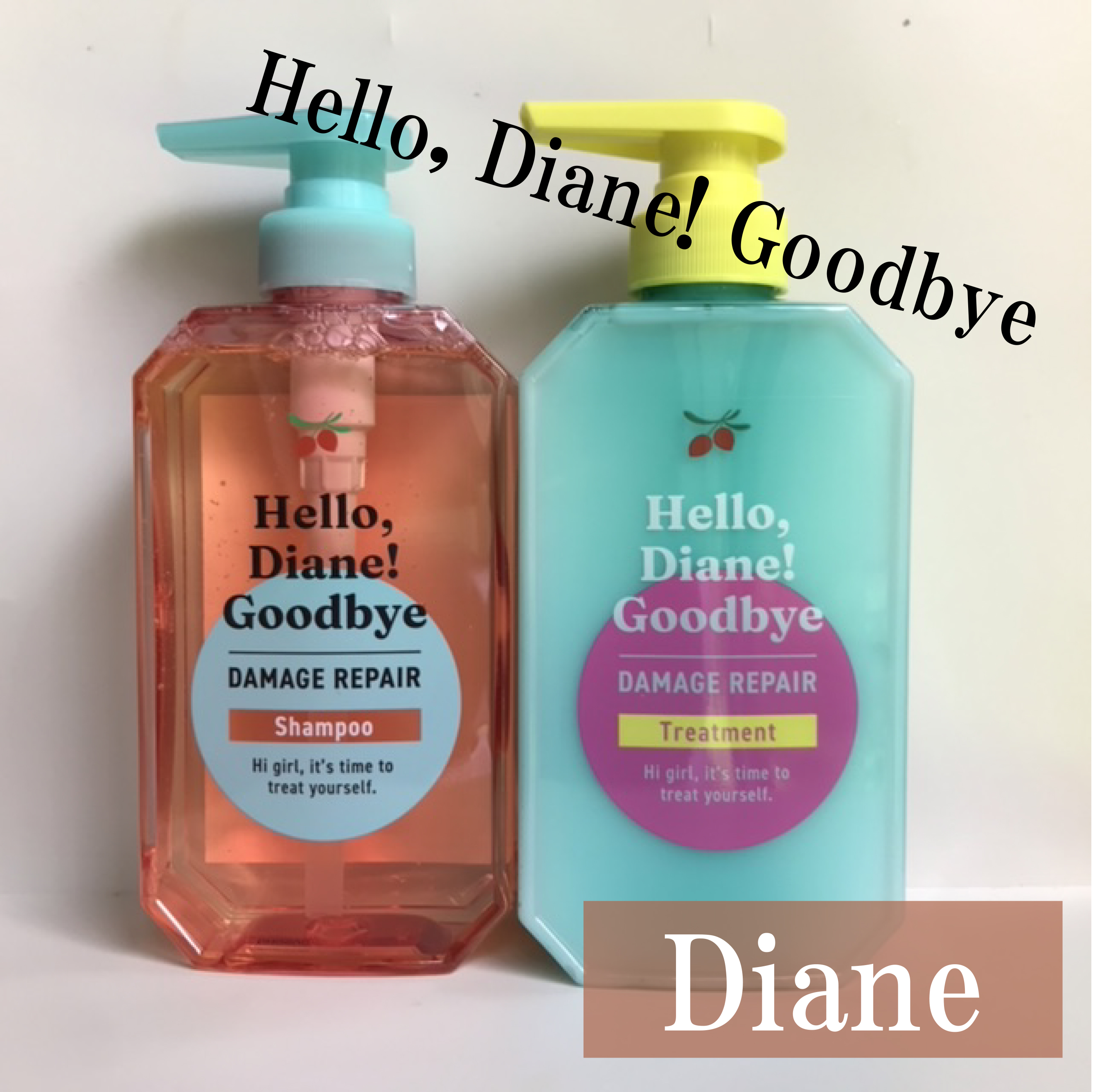 ハローダイアン グッバイ ダメージリペア シャンプー/トリートメント/ダイアン/市販シャンプーを使ったクチコミ（1枚目）