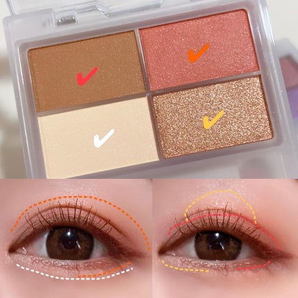 フェイスカラーパレット/チャコット・コスメティクス/アイシャドウパレットを使ったクチコミ(6枚目)